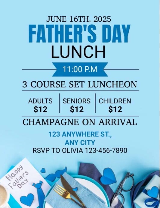 Father's Day Ads Template | PosterMyWall