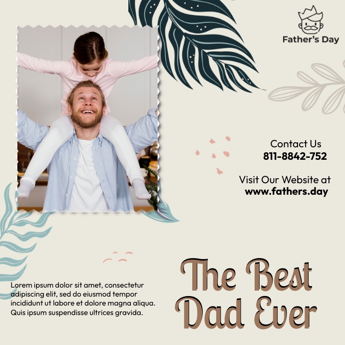 Father's Day Ads Template | PosterMyWall