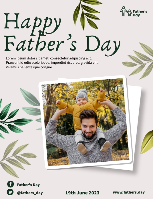 Father's Day Ads Template | PosterMyWall