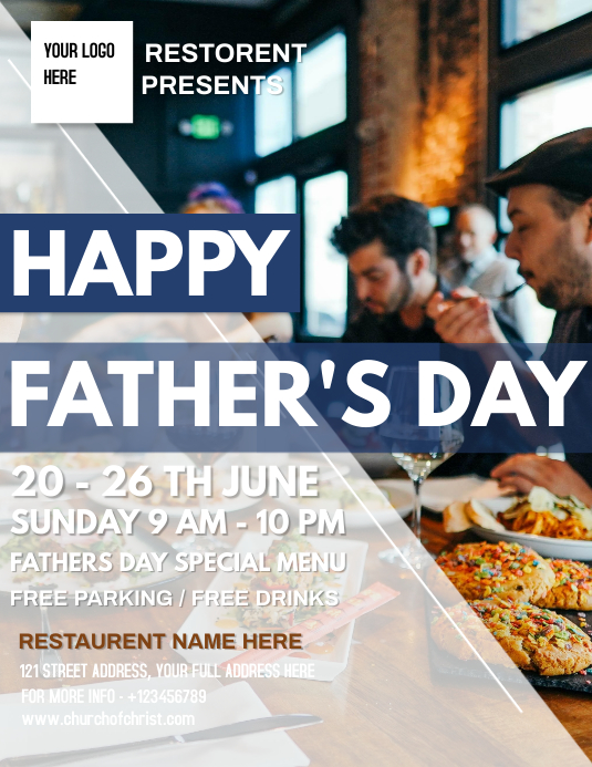 Father's day brunch Template | PosterMyWall
