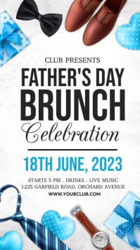Father's Day Brunch Invitation Instagram Story template