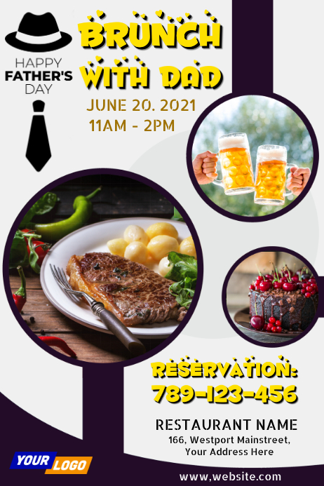 Father's day Brunch Template | PosterMyWall