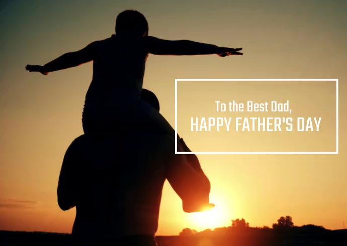 Father's Day Card Pocztówka template