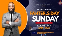father's day celebration card flyer template Tag