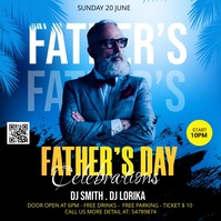 Father's Day Celebration Template Instagram-opslag