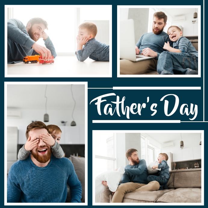 Father's Day Collage Template PosterMyWall