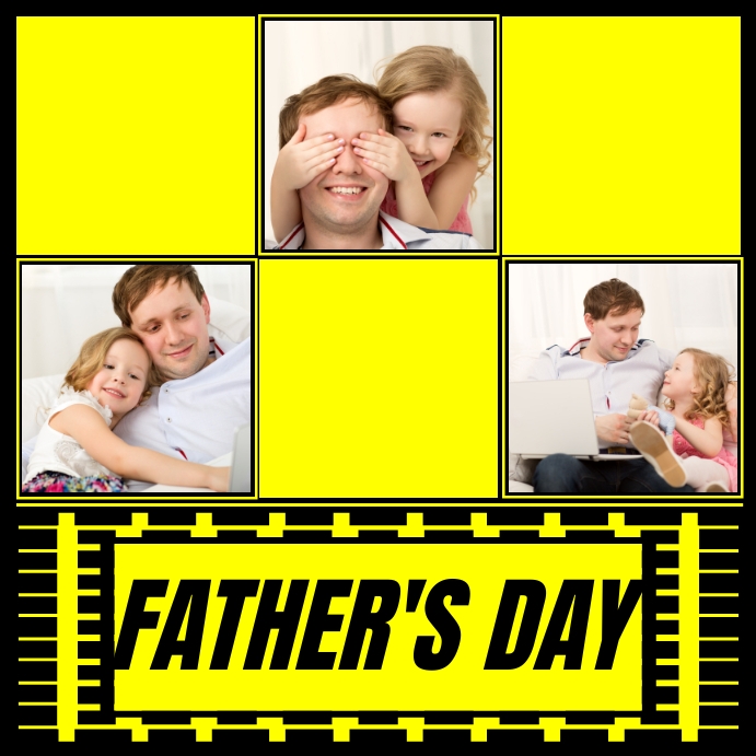 Father's Day Collage Template PosterMyWall