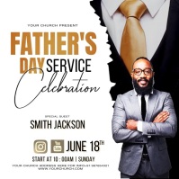 Father's day Publicación de Instagram template