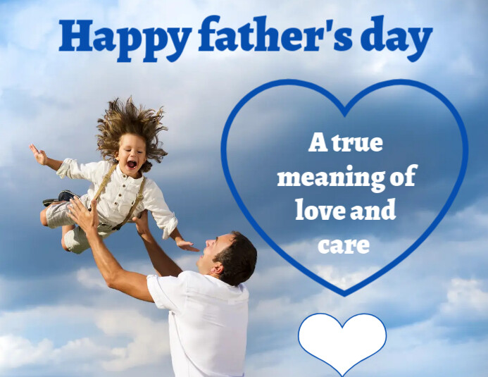 Father's day Flyer (US Letter) template