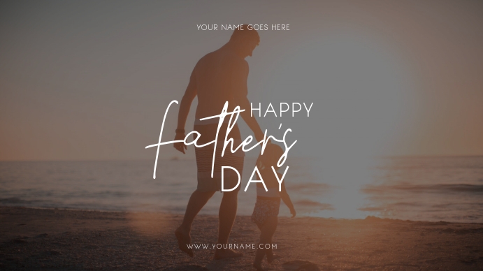 FATHER'S DAY Digitale Vertoning (16:9) template