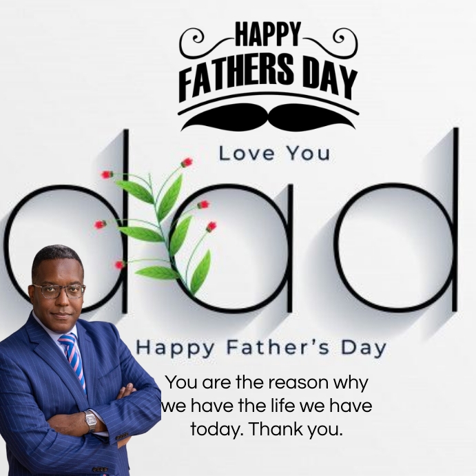 father's day Instagram Post template
