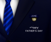 Father's Day Rectangle moyen template