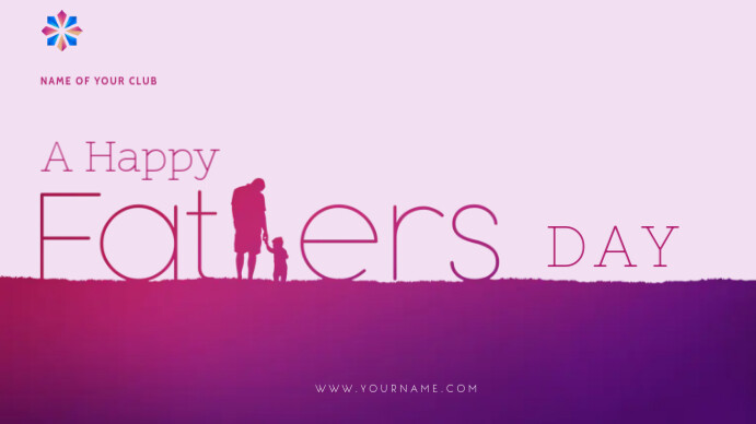 FATHER'S DAY Digital Display (16:9) template