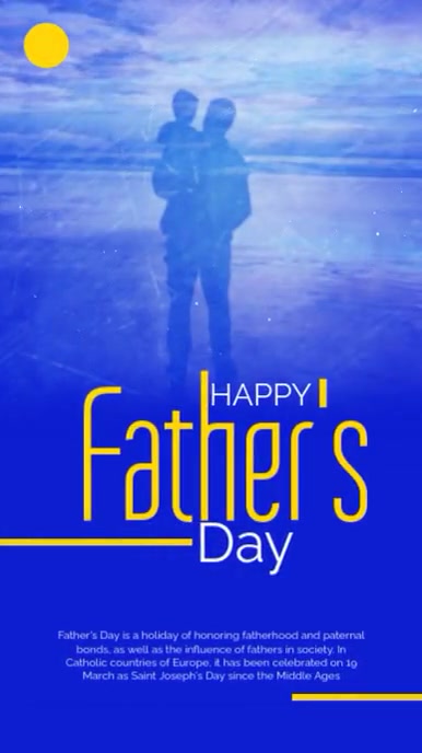 Father's Day Instagram Story template