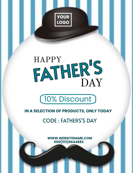 Father's day discount Template PosterMyWall