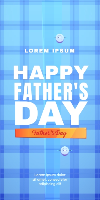 Father's Day Event Banner template