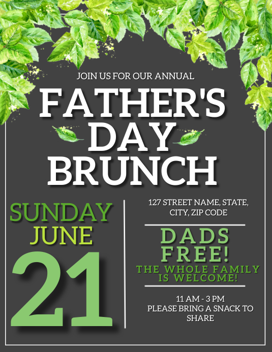 Father's day Event Flyer template PosterMyWall