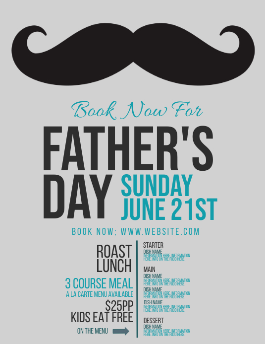 Copy of Father's Day Event Flyer Template PosterMyWall