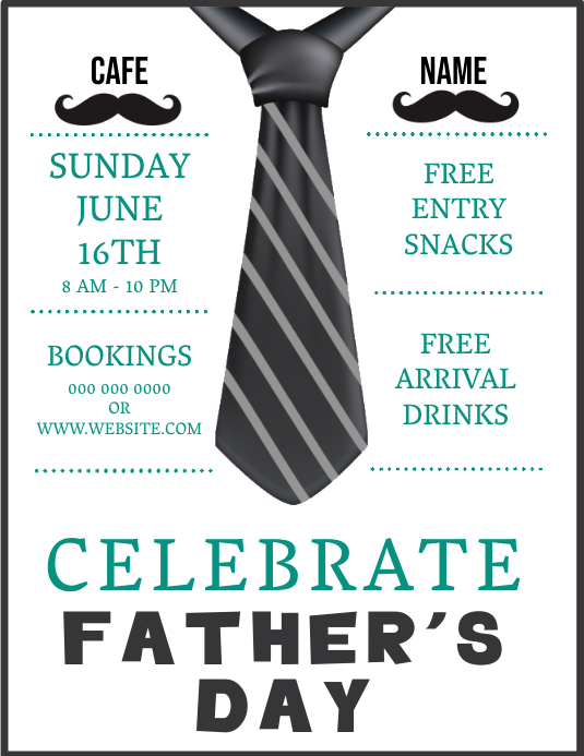 Father's Day Event Flyer Template PosterMyWall