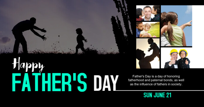 Father's day Facebook Share Image Template | PosterMyWall