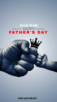 Father's Day Flyer, Happy Father's Day Instagram Story template