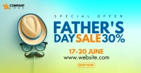 Father's day offer ad Facebook Event Cover template
