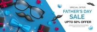 Father's day sale banner template