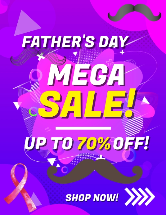 father's day sale Template PosterMyWall