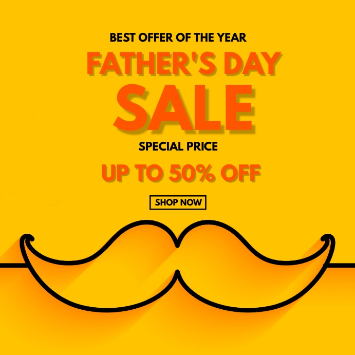 Father's Day Sale Template PosterMyWall
