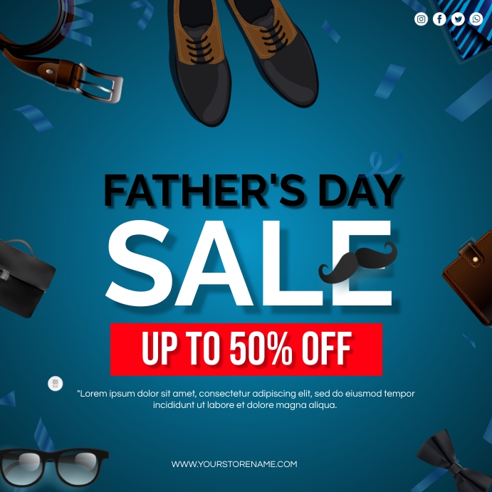 Father's Day Sale Template PosterMyWall