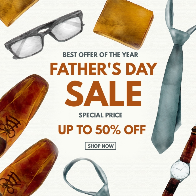 Father's Day Sale Template PosterMyWall