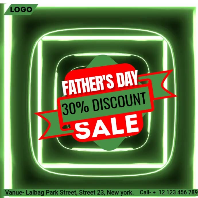 FATHER'S DAY SALE Template PosterMyWall
