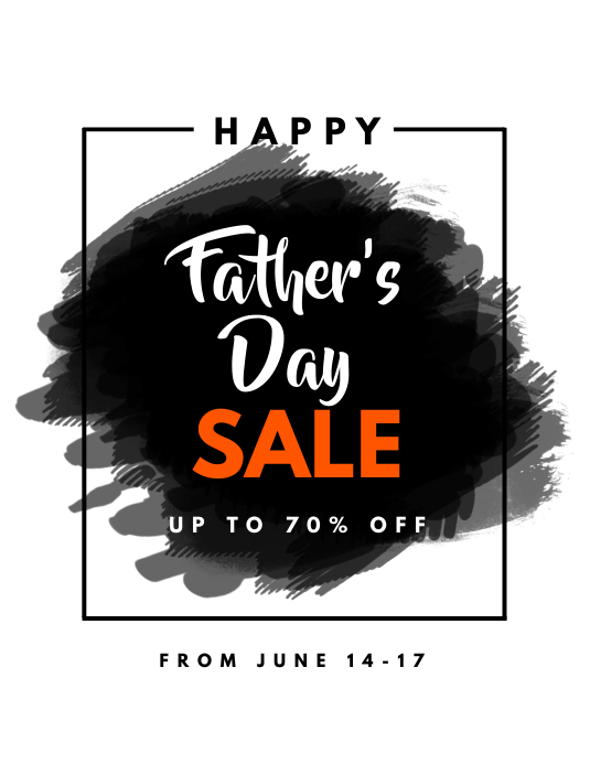 Father s Day Sale Poster Flyer Template PosterMyWall father-s-day-sale-poster-flyer-template-postermywall