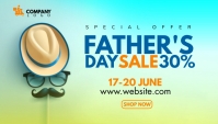Father's day sale template Header Blog