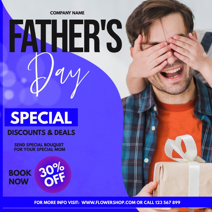 Father's day sales Template PosterMyWall