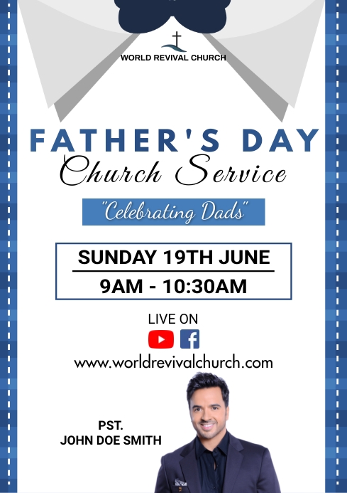 Father's day service Template | PosterMyWall