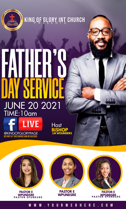 Father's day service Template | PosterMyWall