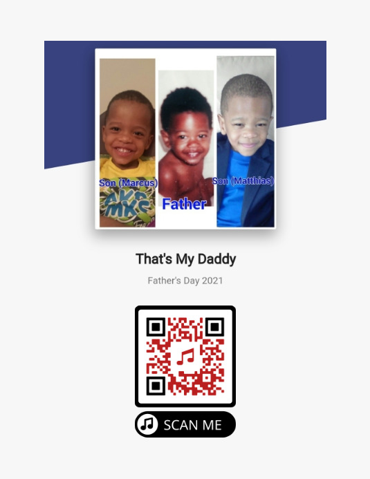 Copy of Father's Day Song Cover | PosterMyWall