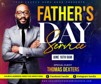 Father's day Sunday service Template | PosterMyWall