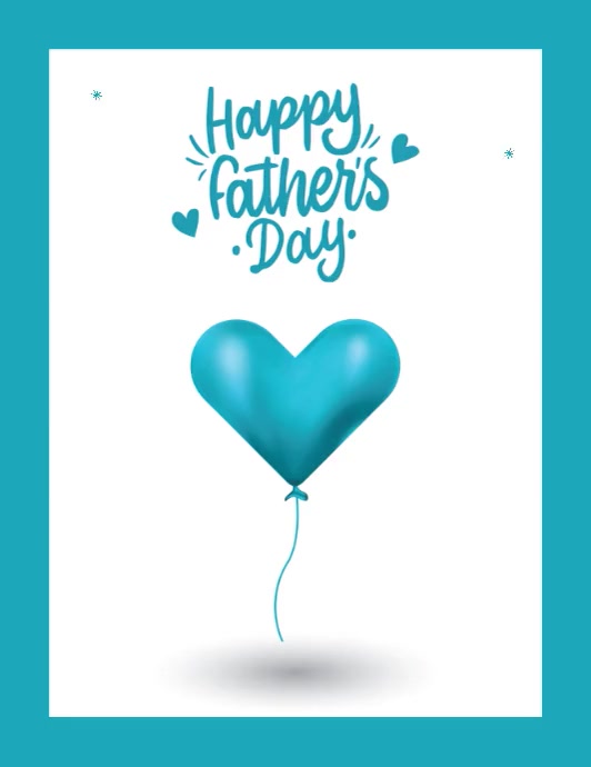 Father's Day Template Flyer (US Letter)