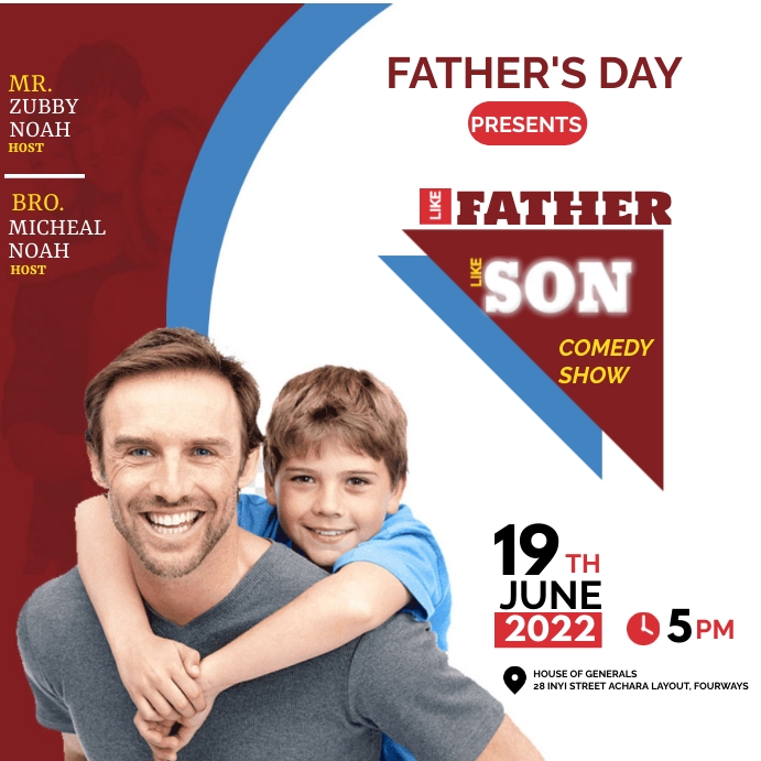 Father's Day Template Instagram Post