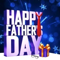 Father's Day Template Instagram-opslag