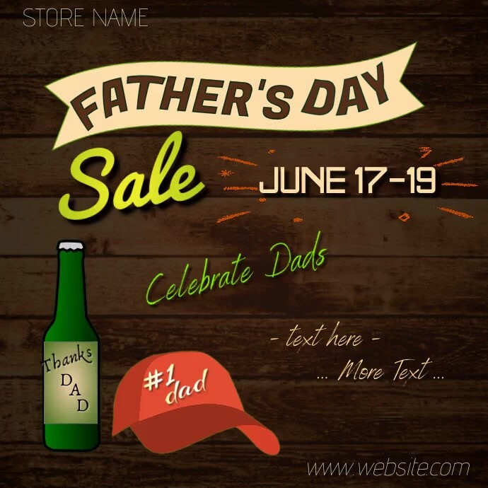 Copy of Father's Day Video Ad | PosterMyWall
