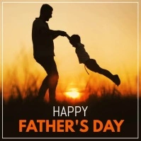 father's day video Instagram Post template