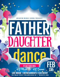 3 630 Daddy Daughter Dance Customizable Design Templates Postermywall