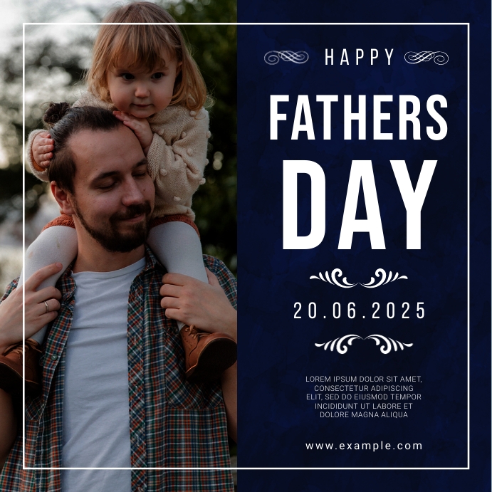 Father Day Poster Template