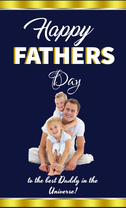 FATHERS' DAY Amerikansk lov template