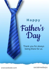 fathers' day template A4