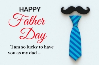 Fathers's Day Etichetta template