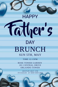 Father S Day Brunch Template PosterMyWall